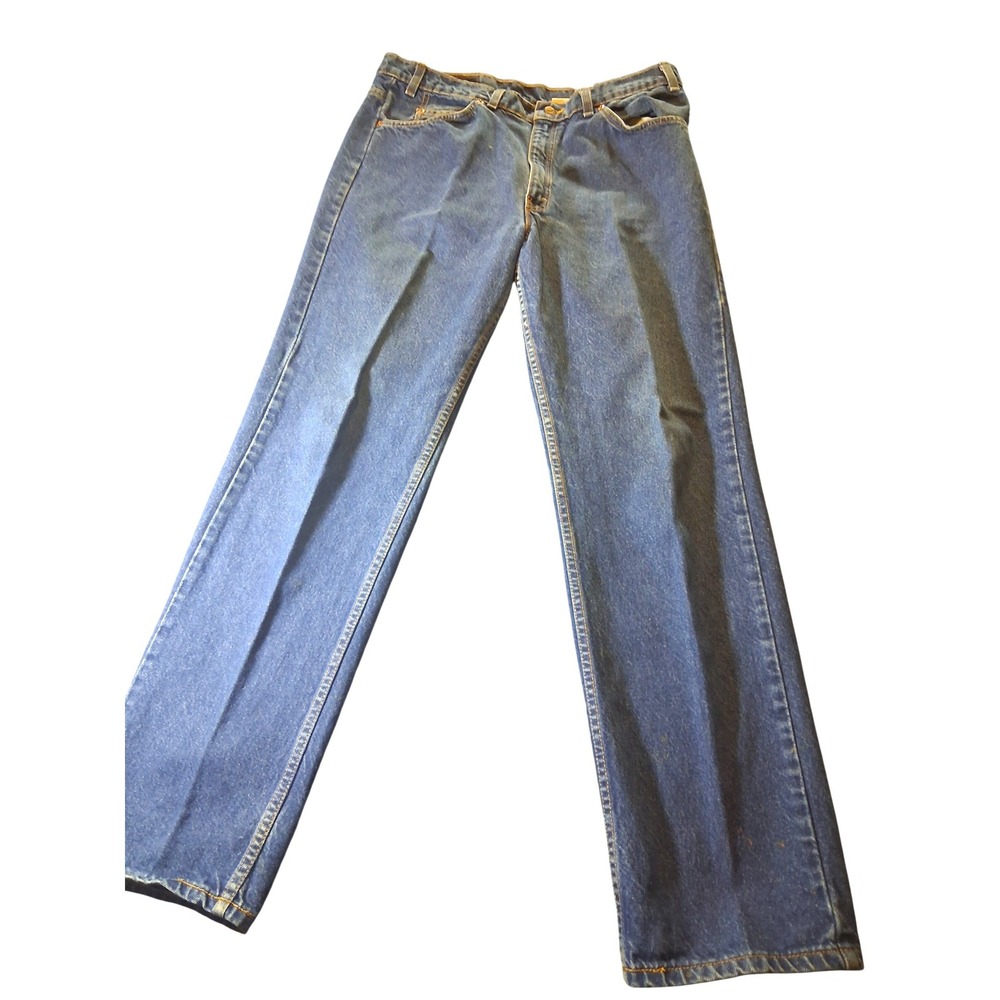 Vintage Levis 505 Mens 38x32 Regular Fit Straight Leg Jeans Made in USA Blue 90s